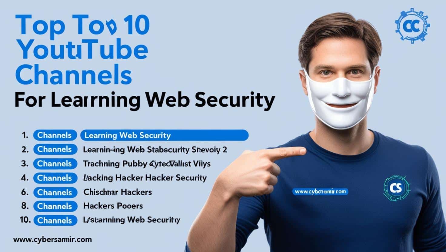 Top 10 YouTube Channels for Learning Web Security