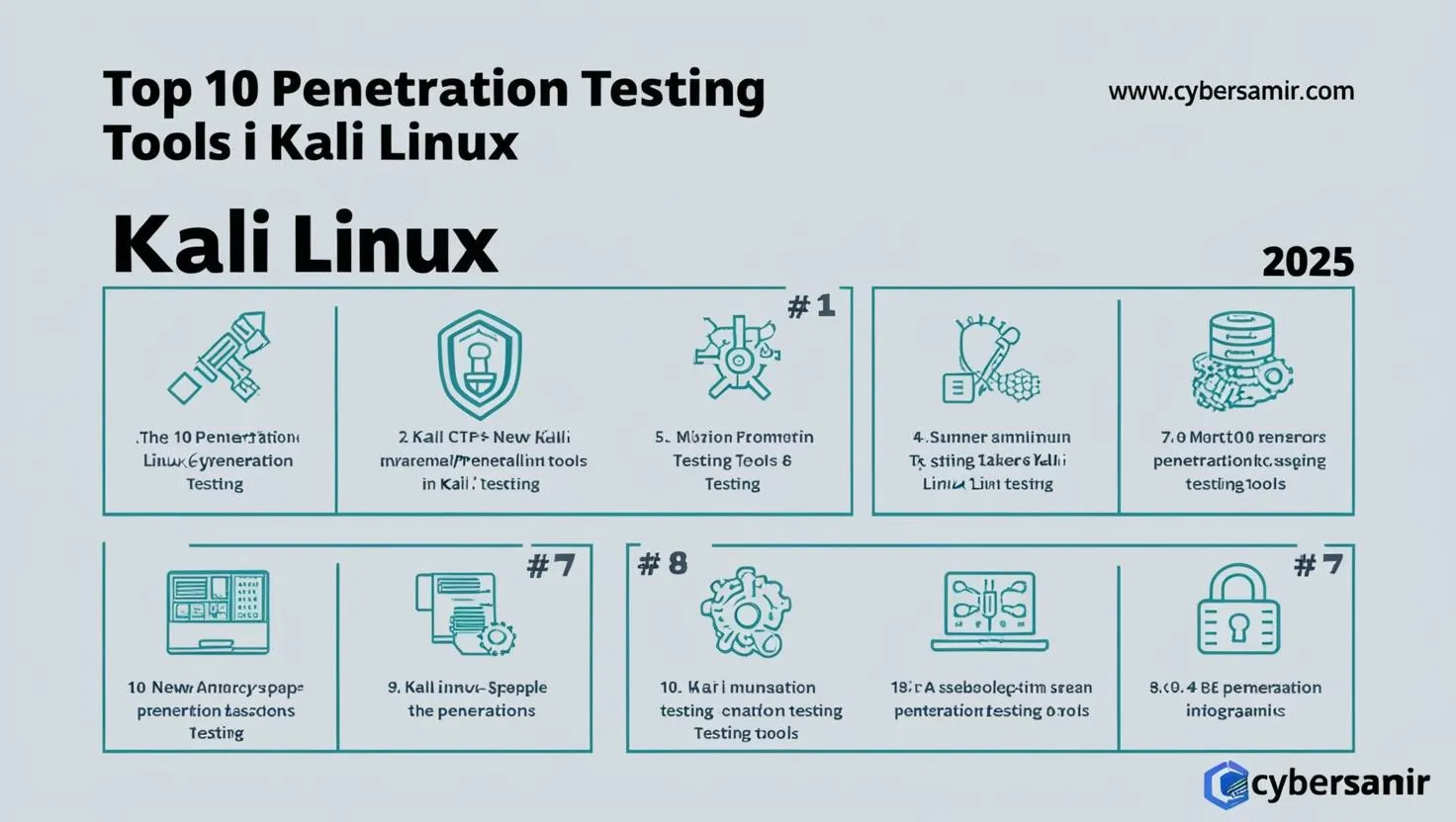 Top 10 Penetration Testing Tools in Kali Linux