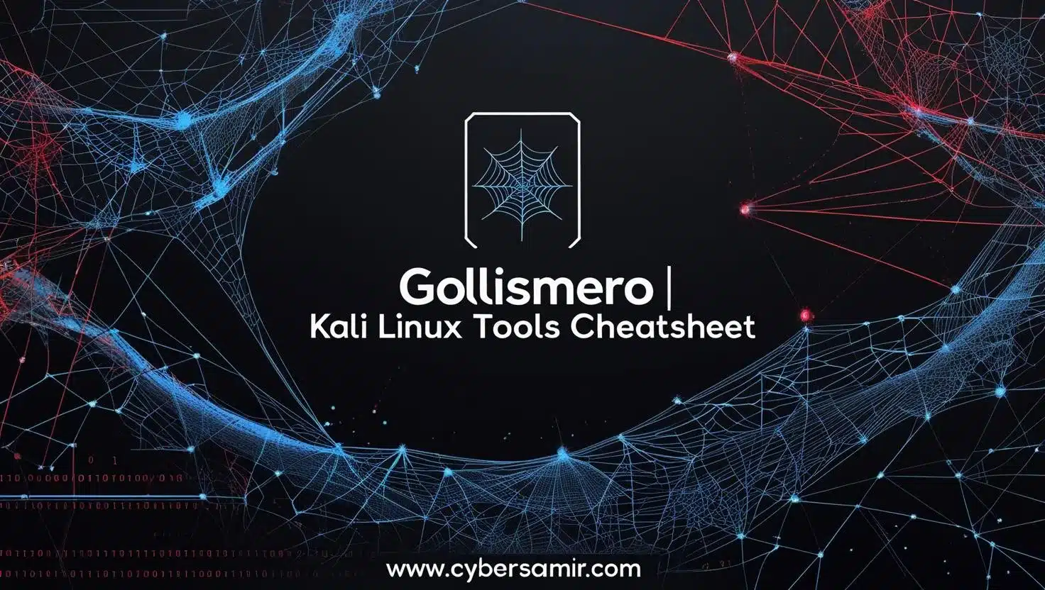 Golismero tool running in Kali Linux for web reconnaissance
