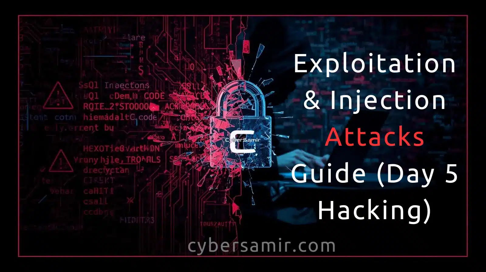 Exploitation attack on vulnerable web application
