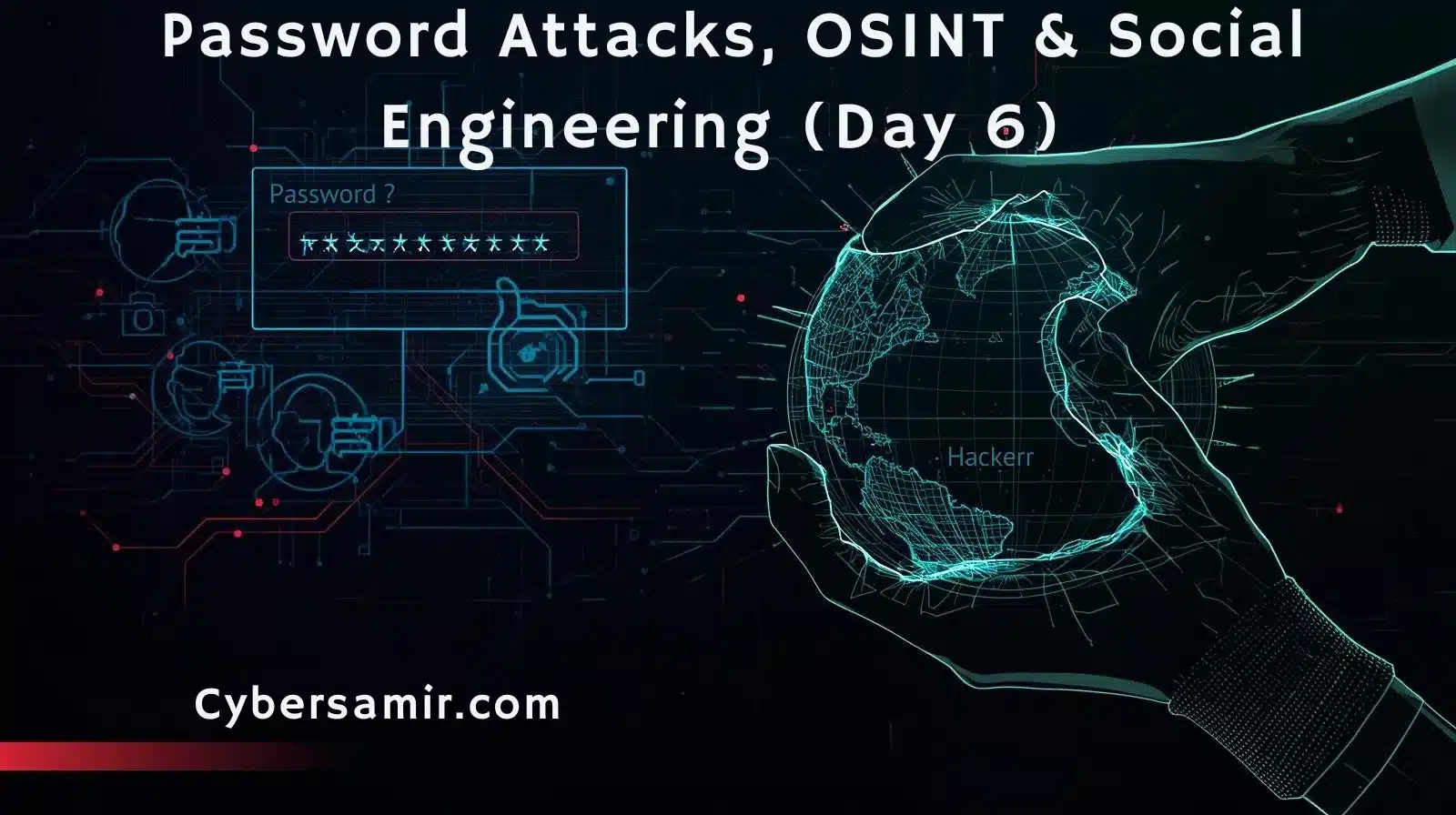 Password cracking attack demonstration