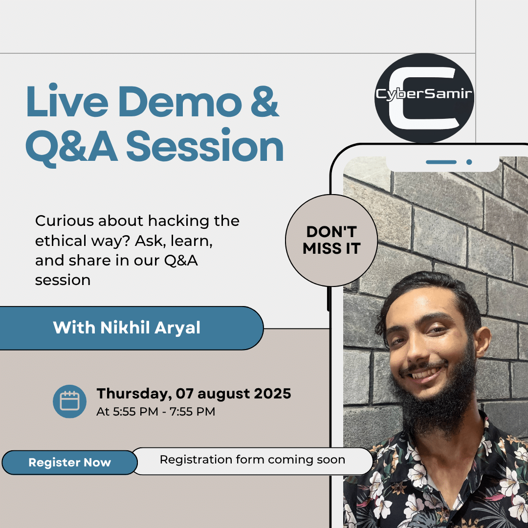 Live Demo & Q&A Session with Nikhil Aryal